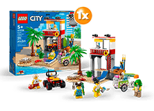 1x LEGO City 60328<br />
Tengerparti vízimentő állomás