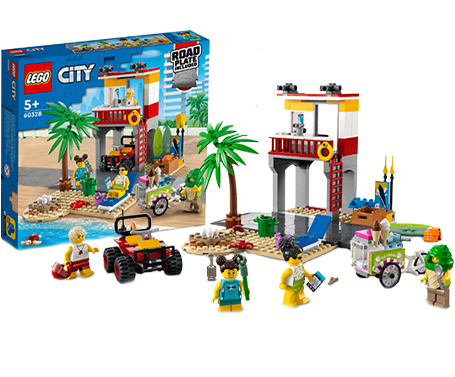 1x LEGO City 60328 Tengerparti vízimentő állomás